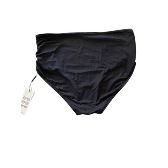 Calvin Klein Women's Black Convertible Ruched Bikini Bottoms Size L NWT $58 - Picture 3 of 5